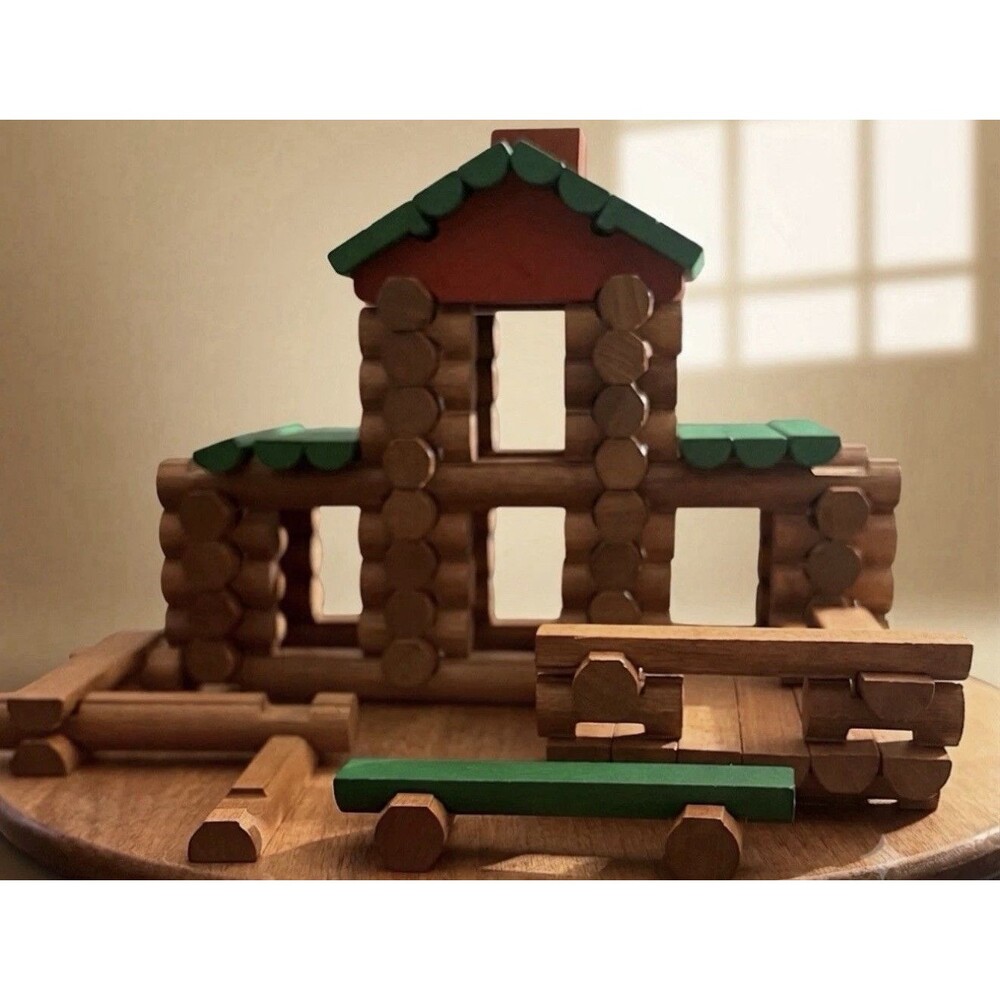 Lincoln Logs Classic Meetinghouse Real Wood Building Set